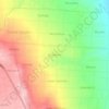 Borehole topographic map, elevation, terrain