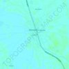 Djamena topographic map, elevation, terrain