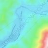 Piedra topographic map, elevation, terrain