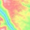 Victoria topographic map, elevation, terrain