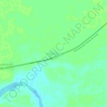 Kamanga 2 topographic map, elevation, terrain