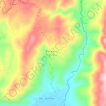 Parang Ng Buho topographic map, elevation, terrain