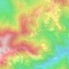 Porreta topographic map, elevation, terrain