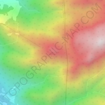 Pedra do Picu topographic map, elevation, terrain