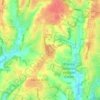 Forte Bravetta topographic map, elevation, terrain