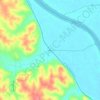 Dalbey topographic map, elevation, terrain