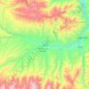 Bamian topographic map, elevation, terrain