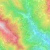 Belpiano topographic map, elevation, terrain