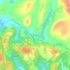Lakeside topographic map, elevation, terrain