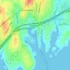 Greenwich Harbor topographic map, elevation, terrain