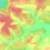 Hebballi topographic map, elevation, terrain