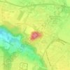 Colline d'Élancourt topographic map, elevation, terrain