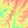 Kieler topographic map, elevation, terrain