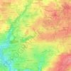 Traon-Stivel topographic map, elevation, terrain