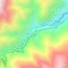 Calicanto topographic map, elevation, terrain