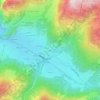 Halde topographic map, elevation, terrain