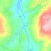 Mosteiro topographic map, elevation, terrain