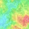 East Derry topographic map, elevation, terrain