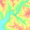 Spring Mills topographic map, elevation, terrain