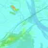 jimi topographic map, elevation, terrain