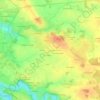 La Roche Moreau topographic map, elevation, terrain