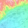 Hohhot topographic map, elevation, terrain