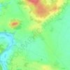 Taizé topographic map, elevation, terrain