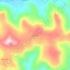 Quarto Frio topographic map, elevation, terrain