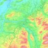 Berna topographic map, elevation, terrain