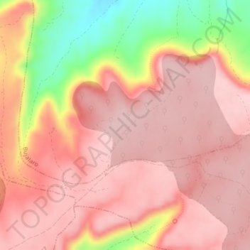 La Alcarria topographic map, elevation, terrain