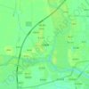 东马营镇 topographic map, elevation, terrain