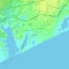 Apaquogue topographic map, elevation, terrain