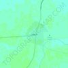 Gogrial topographic map, elevation, terrain