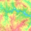 Salopha topographic map, elevation, terrain