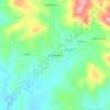 Malhada Alta topographic map, elevation, terrain