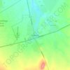 Kuruman topographic map, elevation, terrain