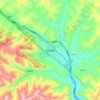 哈达铺镇 topographic map, elevation, terrain