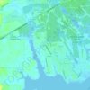 Dahlgren topographic map, elevation, terrain