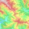 Pokhri topographic map, elevation, terrain