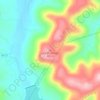 Big Mountain topographic map, elevation, terrain
