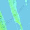 Georgiana topographic map, elevation, terrain