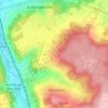 Sainte-Colombe topographic map, elevation, terrain