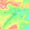 Pugu topographic map, elevation, terrain
