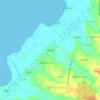 Batang topographic map, elevation, terrain