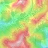 Monte Zuccone topographic map, elevation, terrain