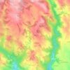 Le Viala topographic map, elevation, terrain