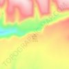 Polles Mesa topographic map, elevation, terrain