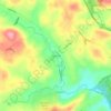 Glenmoore topographic map, elevation, terrain