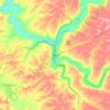 Colfax topographic map, elevation, terrain