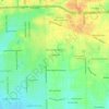 Cloverdale topographic map, elevation, terrain